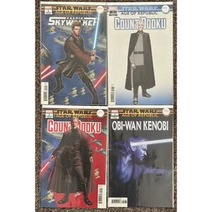 Star Wars: Age of Republic Skywalker, Dooku, Kenobi #1 (2019 Marvel) Lot of 4